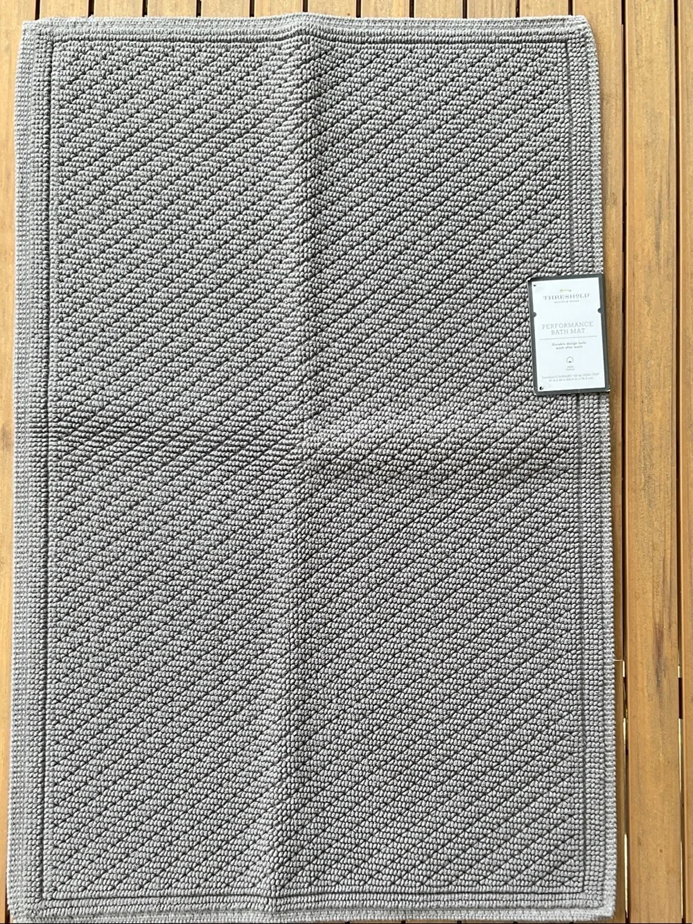 Threshold Performance Bath Mat - Gray, 21X30 inches, NWT